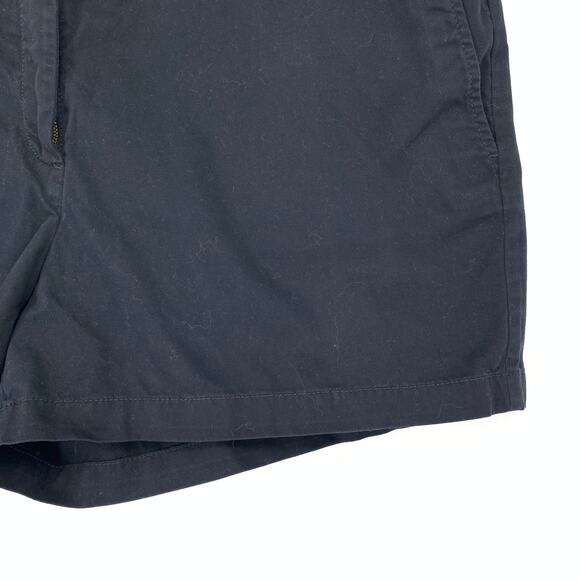 Loft Outlet Women's Size 16 4" Short 100% Cotton Mid Rise Zipped Front Black - Picture 4 of 7